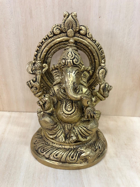 Ganesh Bronce 14,5 x 10 cm aprox